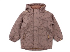 Lil Atelier winter jacket myristica print